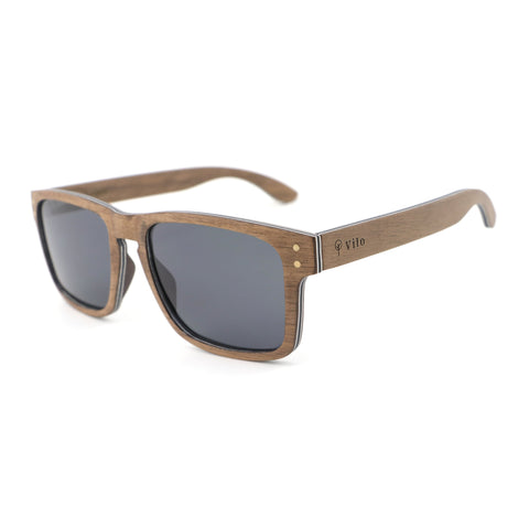 Jasper Sunglasses - Aluminum & Wood Edition