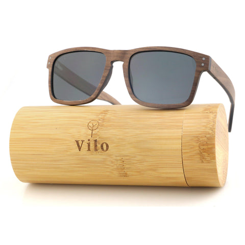 Jasper Sunglasses - Aluminum & Wood Edition